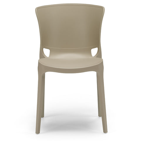 Sedia in polipropilene Jumbo impilabile Design moderno da Interno/Esterno