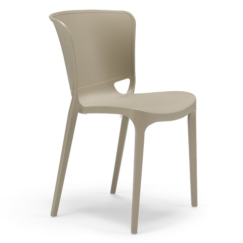 Sedia in polipropilene Jumbo impilabile Design moderno da Interno/Esterno