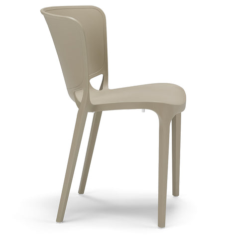 Sedia in polipropilene Jumbo impilabile Design moderno da Interno/Esterno