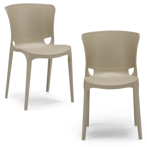 Sedia in polipropilene Jumbo impilabile Design moderno da Interno/Esterno