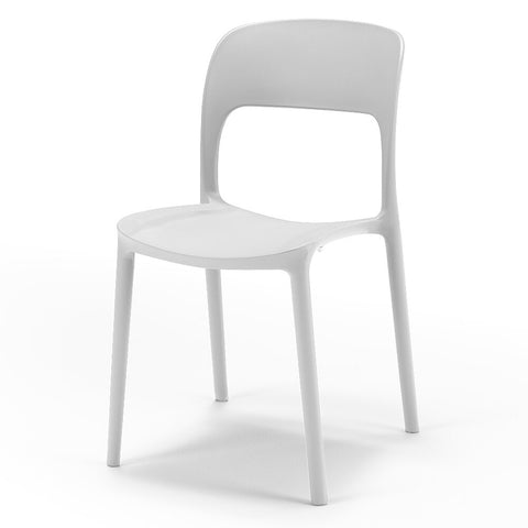 Sedia in polipropilene Kate impilabile Design moderno da Interno/Esterno
