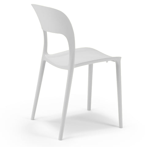 Sedia in polipropilene Kate impilabile Design moderno da Interno/Esterno
