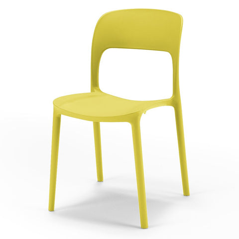 Sedia in polipropilene Kate impilabile Design moderno da Interno/Esterno