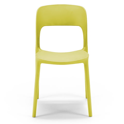 Sedia in polipropilene Kate impilabile Design moderno da Interno/Esterno