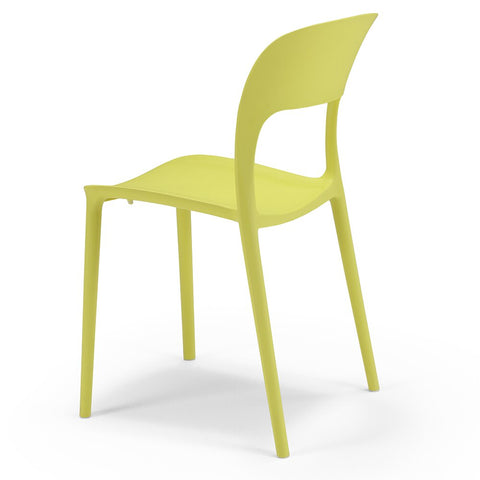 Sedia in polipropilene Kate impilabile Design moderno da Interno/Esterno