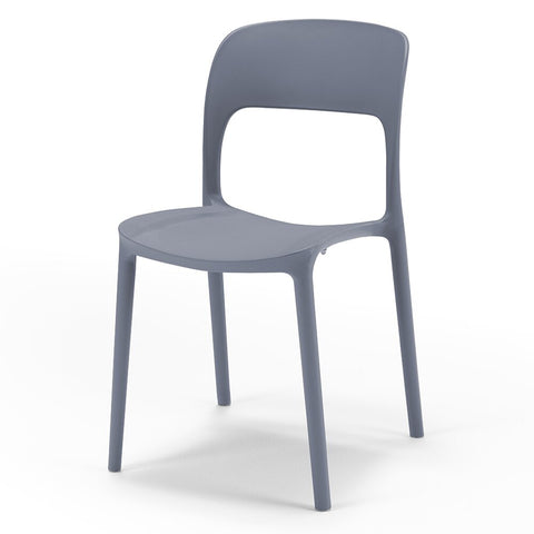 Sedia in polipropilene Kate impilabile Design moderno da Interno/Esterno