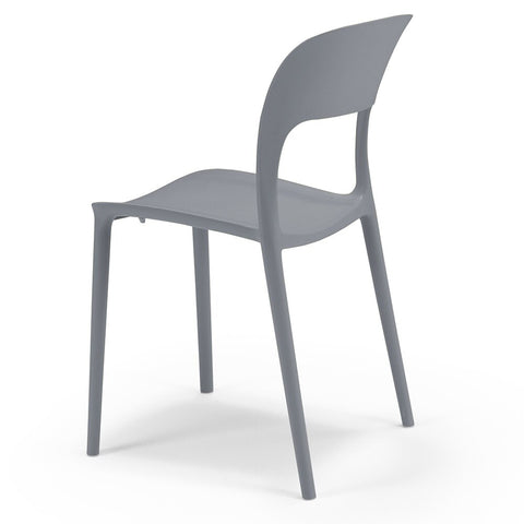 Sedia in polipropilene Kate impilabile Design moderno da Interno/Esterno