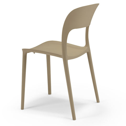 Sedia in polipropilene Kate impilabile Design moderno da Interno/Esterno
