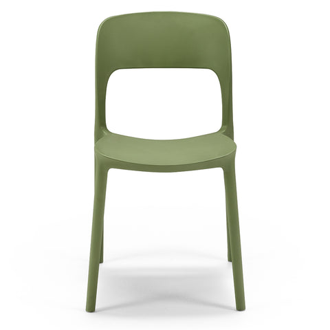 Sedia in polipropilene Kate impilabile Design moderno da Interno/Esterno