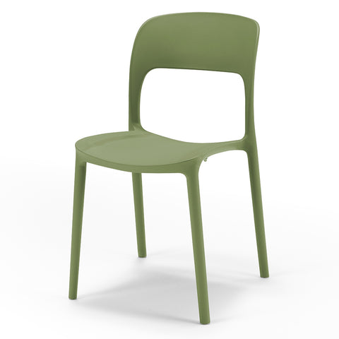 Sedia in polipropilene Kate impilabile Design moderno da Interno/Esterno