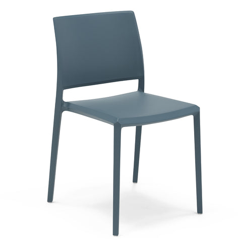 Sedia in polipropilene Megan impilabile Design moderno da Interno/Esterno