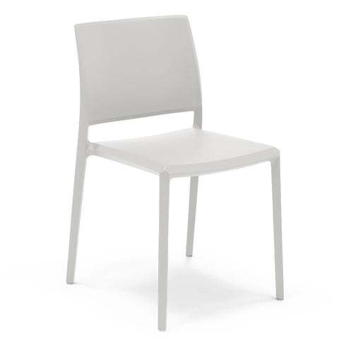 Sedia in polipropilene Megan impilabile Design moderno da Interno/Esterno