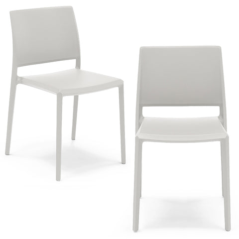 Sedia in polipropilene Megan impilabile Design moderno da Interno/Esterno