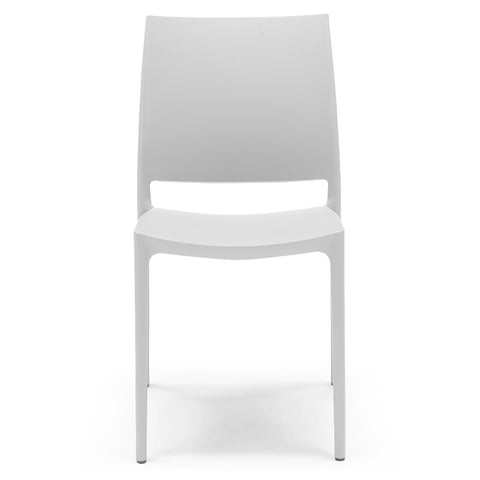 Sedia in polipropilene Moon impilabile Design moderno da Interno/Esterno