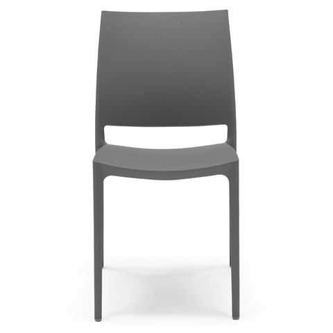 Sedia in polipropilene Moon impilabile Design moderno da Interno/Esterno
