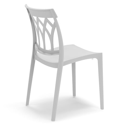 Sedia in polipropilene Queen impilabile Design moderno da Interno/Esterno
