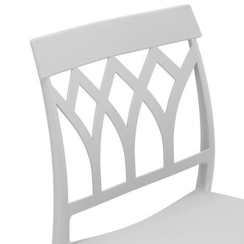 Sedia in polipropilene Queen impilabile Design moderno da Interno/Esterno