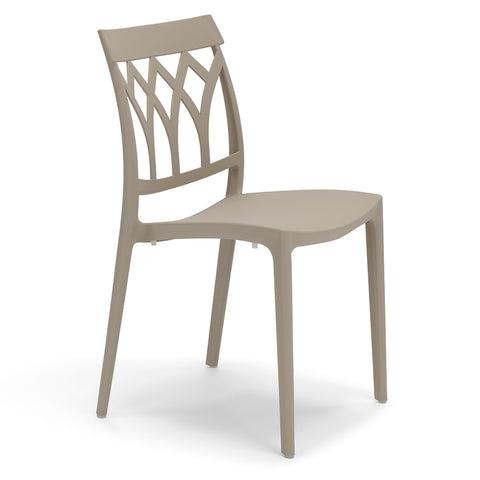 Sedia in polipropilene Queen impilabile Design moderno da Interno/Esterno