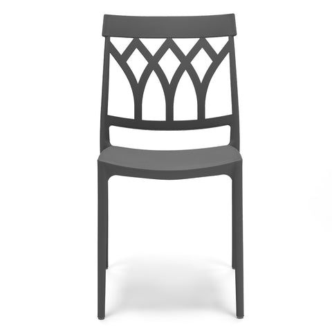 Sedia in polipropilene Queen impilabile Design moderno da Interno/Esterno