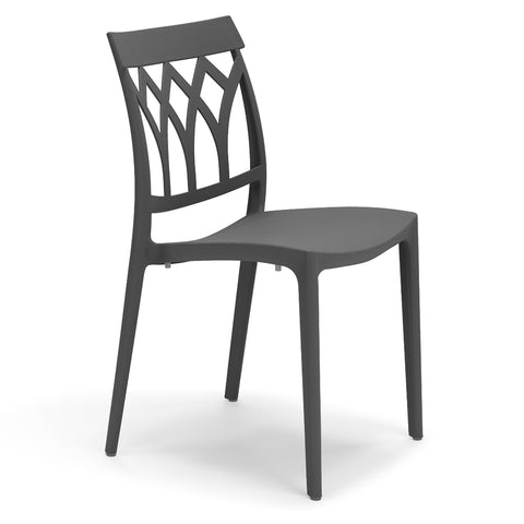 Sedia in polipropilene Queen impilabile Design moderno da Interno/Esterno