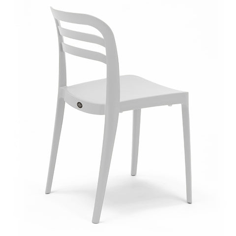 Sedia in polipropilene Yvonne impilabile Design moderno da Interno/Esterno