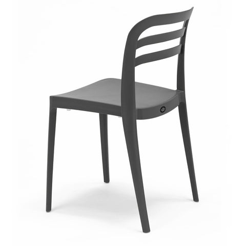 Sedia in polipropilene Yvonne impilabile Design moderno da Interno/Esterno
