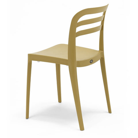 Sedia in polipropilene Yvonne impilabile Design moderno da Interno/Esterno