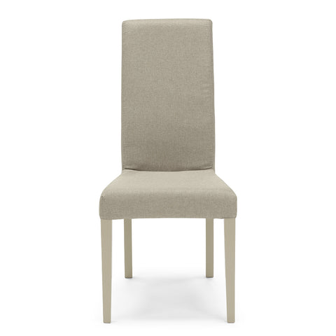 Sedia imbottita EDI SFODERABILE per sala da pranzo in tessuto sfoderabile Design moderno
