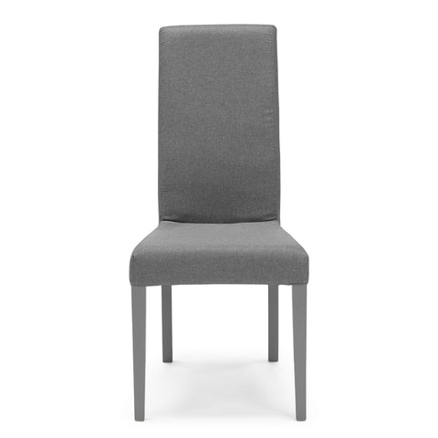 Sedia imbottita EDI SFODERABILE per sala da pranzo in tessuto sfoderabile Design moderno