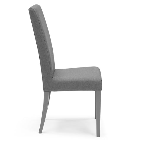 Sedia imbottita EDI SFODERABILE per sala da pranzo in tessuto sfoderabile Design moderno