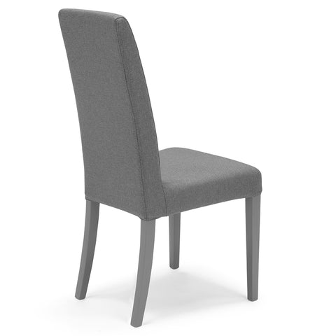 Sedia imbottita EDI SFODERABILE per sala da pranzo in tessuto sfoderabile Design moderno