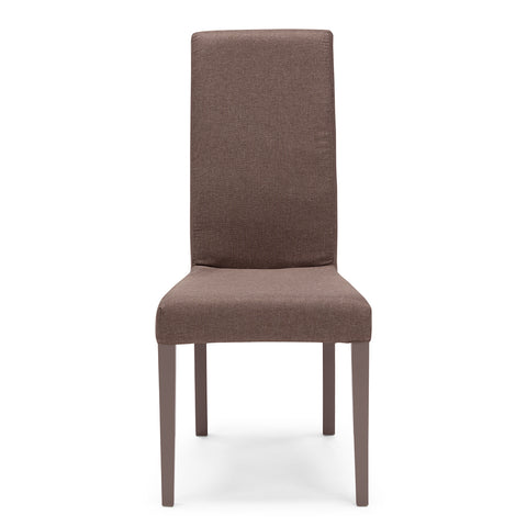 Sedia imbottita EDI SFODERABILE per sala da pranzo in tessuto sfoderabile Design moderno