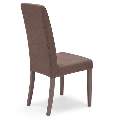 Sedia imbottita EDI SFODERABILE per sala da pranzo in tessuto sfoderabile Design moderno