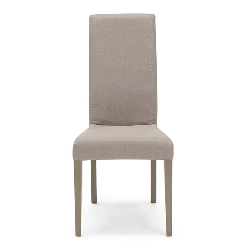 Sedia imbottita EDI SFODERABILE per sala da pranzo in tessuto sfoderabile Design moderno