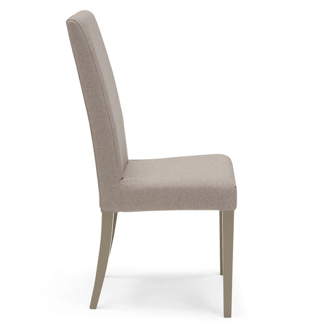 Sedia imbottita EDI SFODERABILE per sala da pranzo in tessuto sfoderabile Design moderno