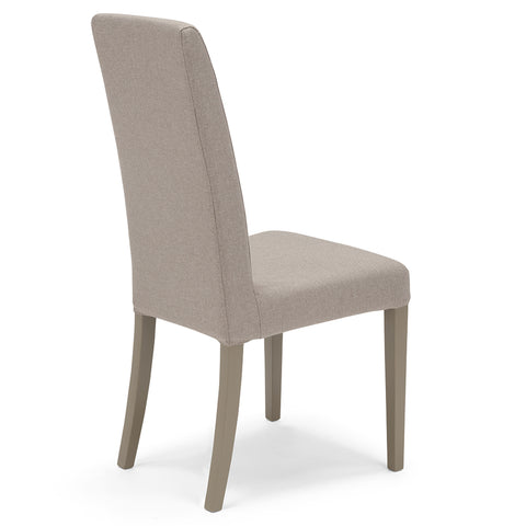 Sedia imbottita EDI SFODERABILE per sala da pranzo in tessuto sfoderabile Design moderno