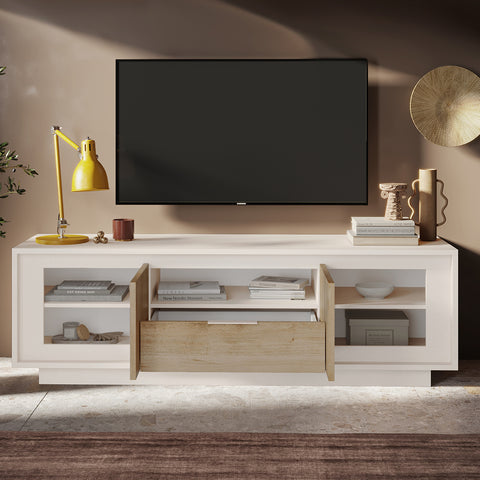 Mobile Porta TV 2 Ante e 1 Cassetto Linea Sky 100% Made in Italy