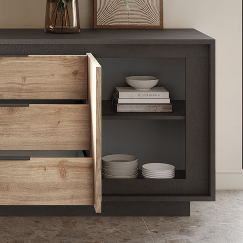 Madia 2 Ante e 3 Cassetti Linea Sky 100% Made in Italy