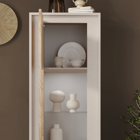 Mobile Vetrina a 1 Anta Linea Sky 100% Made in Italy