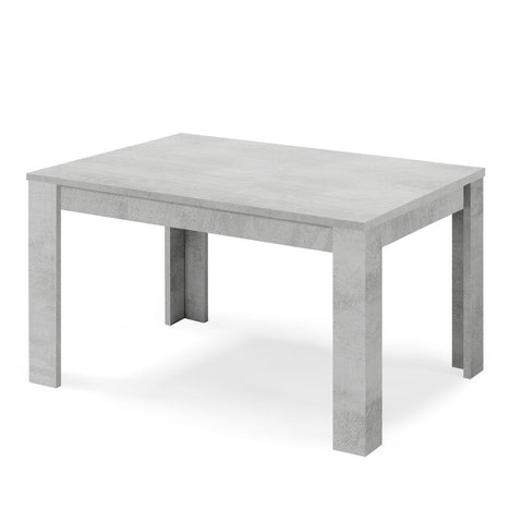 Tavolo in legno melaminico allungabile finitura cemento