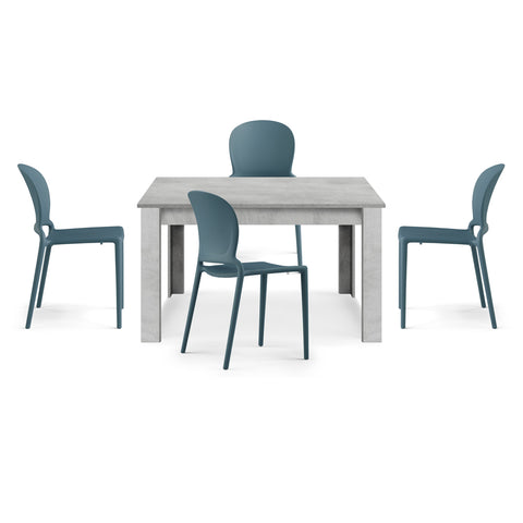Tavolo allungabile da pranzo 130x80 fino a 170 cm modello N1 MADE IN ITALY