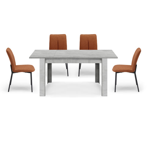 Tavolo allungabile da pranzo 130x80 fino a 170 cm modello N1 MADE IN ITALY