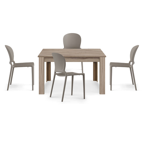 Tavolo allungabile da pranzo 130x80 fino a 170 cm modello N1 MADE IN ITALY