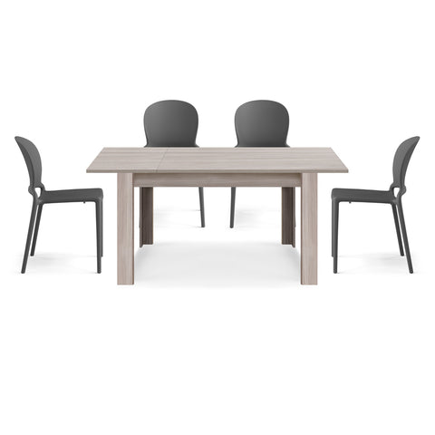 Tavolo allungabile da pranzo 130x80 fino a 170 cm modello N1 MADE IN ITALY