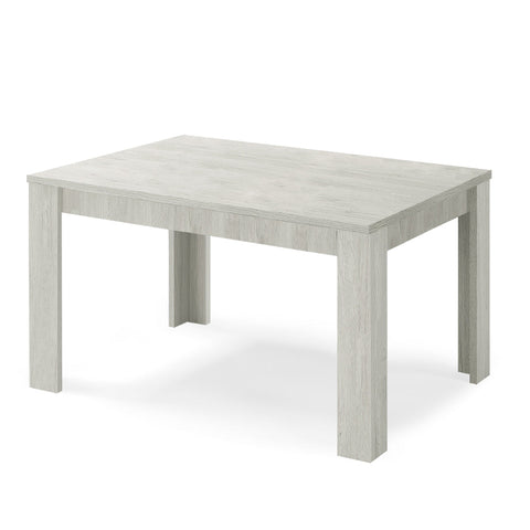 Tavolo in legno melaminico allungabile finitura olmo gesso