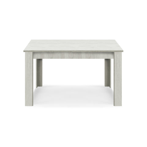 Tavolo in legno melaminico allungabile finitura olmo gesso