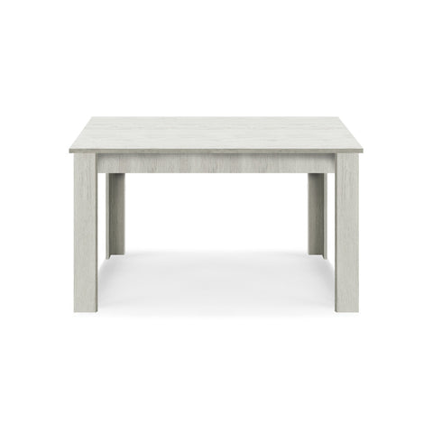 Tavolo in legno melaminico allungabile finitura olmo gesso