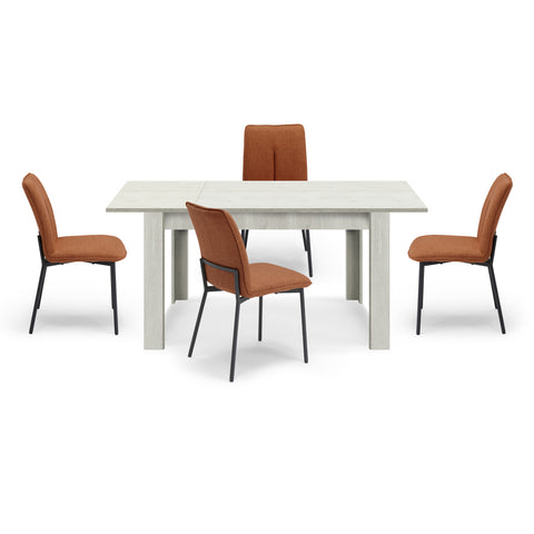 Tavolo allungabile da pranzo 130x80 fino a 170 cm modello N1 MADE IN ITALY