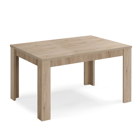 Tavolo in legno melaminico allungabile finitura rovere derby