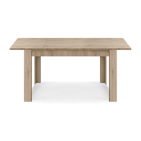 Tavolo in legno melaminico allungabile finitura rovere derby